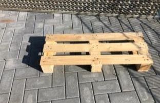 Einwegpaletten, gebraucht, 3 Deckbretter